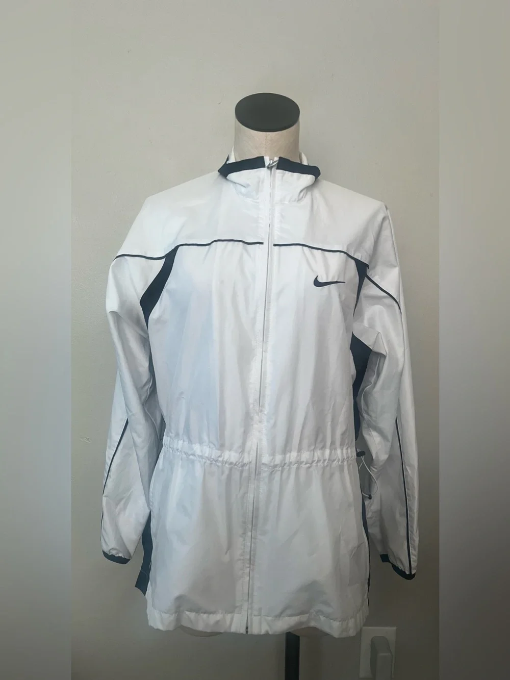 Nike White Jacket with Black Trim